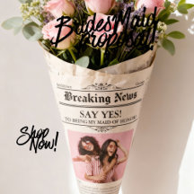 Krant Flower Wrap Photo Maid of Honor