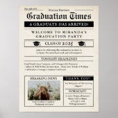  krant Foto Afstuderen Welkom Poster (Voorkant)