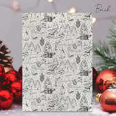 Krant Foto Jaaroverzicht Kerstmis Feestdagenkaart