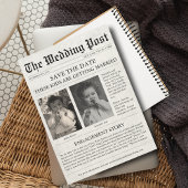 Krant Funny Unieke Kinderen sparen de datum bruilo Briefkaart