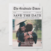 krant FunStyle Foto afstuderen Save The Date (Voorkant)