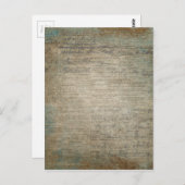  krant getekend briefkaart (Voorkant / Achterkant)