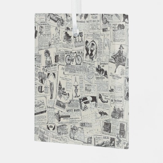  krant glas ornament (Voorkant links)