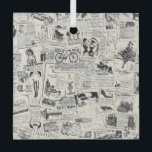 krant glas ornament<br><div class="desc">krant</div>