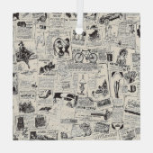  krant glas ornament (Achterkant)