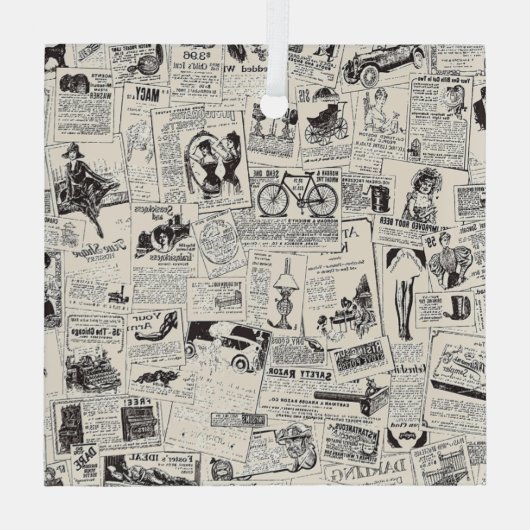  krant glas ornament (Achterkant)