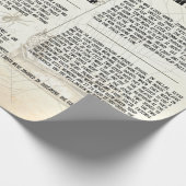 krant Halloween Cadeaupapier (Hoek)