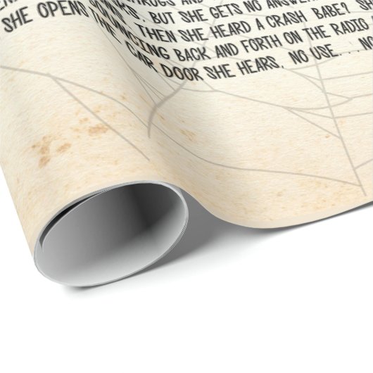  krant Halloween Cadeaupapier (Rol Hoek)