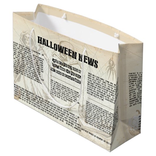  krant Halloween Groot Cadeauzakje (Achterkant Gekanteld)