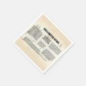  krant Halloween Servet (Hoek)