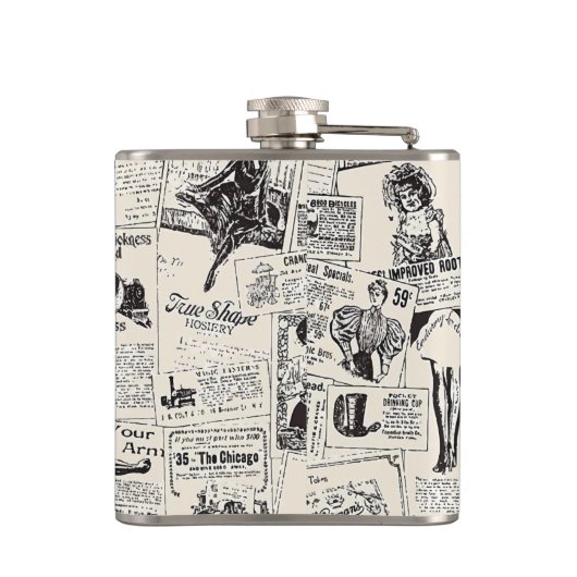  krant heupfles (Achterkant)