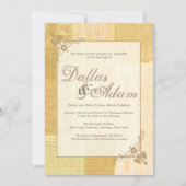  krant, huwelijksuitnodigingen kaart (Voorkant)