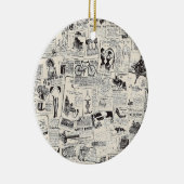  krant keramisch ornament (Rechts)