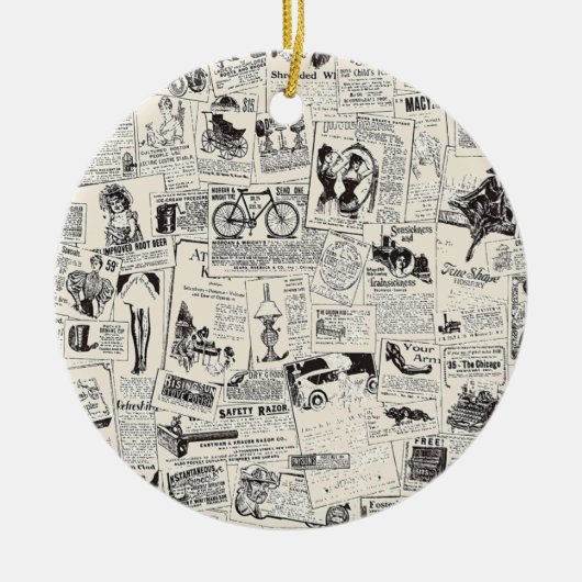  krant keramisch ornament (Voorkant)