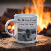 Krant Kerst Vrolijk & Getrouwd Foto Koffiemok