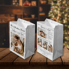 Krant Kerstnieuwsbrief Fotocollage Medium Cadeauzakje