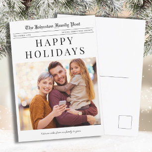 Krant Kerstvakantie Kaart met foto