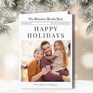 Krant Kerstvakantie Kaart met foto