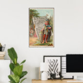  krant La Gaulois Renaissance Painting Newspaper Poster (Thuiskantoor)