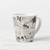  krant latte mok (Rechterhoek)