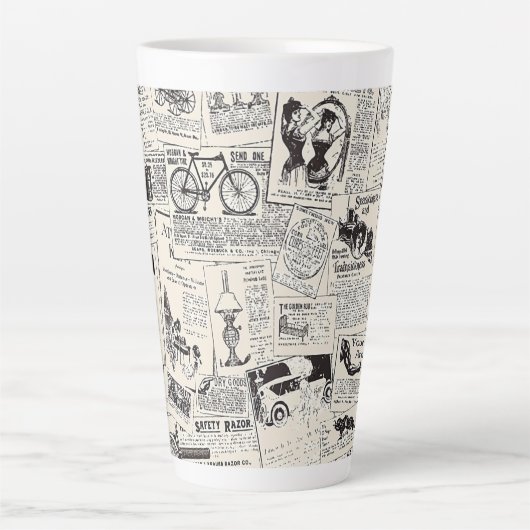  krant latte mok (Voorkant)