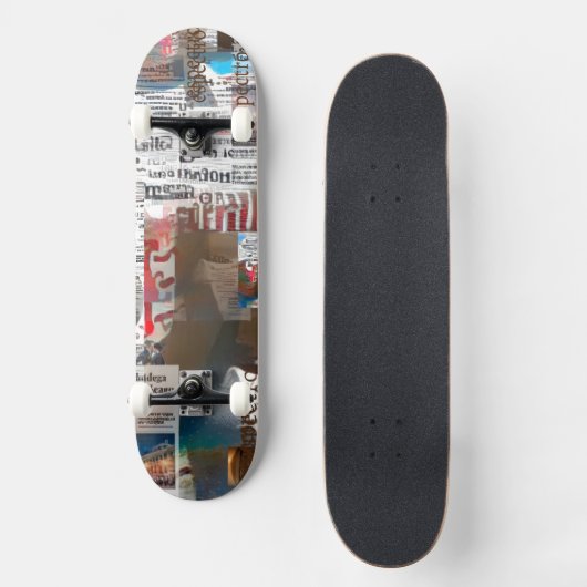 Krant Mache-Argentino (Espectro) Persoonlijk Skateboard (Voorkant)