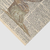  krant met Barn Owl ontkoppeling Tissuepapier (Detail)