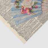 krant met Franse ontkoppeling van de Fan Tissuepapier (Detail)