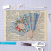 krant met Franse ontkoppeling van de Fan Tissuepapier (Craft)