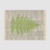 krant met groene leder-ontkoppeling tissuepapier (Voorkant)