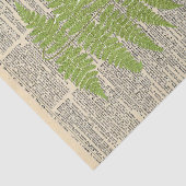 krant met groene leder-ontkoppeling tissuepapier (Detail)