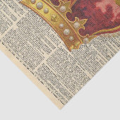  krant met ontkoppeling van rode kroon tissuepapier (Detail)