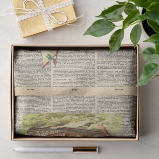  krant met ontkoppeling van verzendkosten tissuepapier (Geschenk)