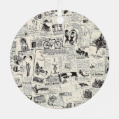  krant metalen ornament (Achterkant)