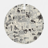  krant metalen ornament (Voorkant)