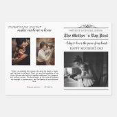 Krant Moederdag Boeket Foto Keepsake Inpakpapier Vel (Voorkant)