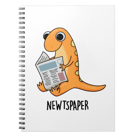 Krant Nieuws Salamander Grap  Notitieboek (Voorkant)