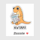 Krant Nieuwt Grappige Nieuwt-spot Sticker (Vel)