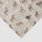  krant Paardencollage Tissuepapier (Detail)