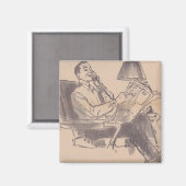  krant papa magneet (Voorkant / Achterkant)