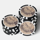 krant Papa Poker Chip (Opstapeling)
