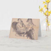  krant Papa Wenskaart Kaart (Gele Bloem)