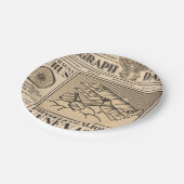  krant papieren bordje (Gekanteld)