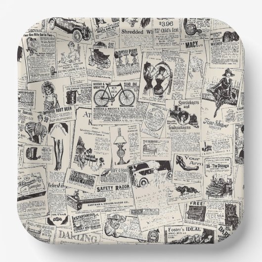  krant papieren bordje (Voorkant)