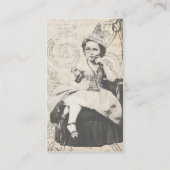 Krant Pet Girl Digital Art Visitekaartje (Achterkant)