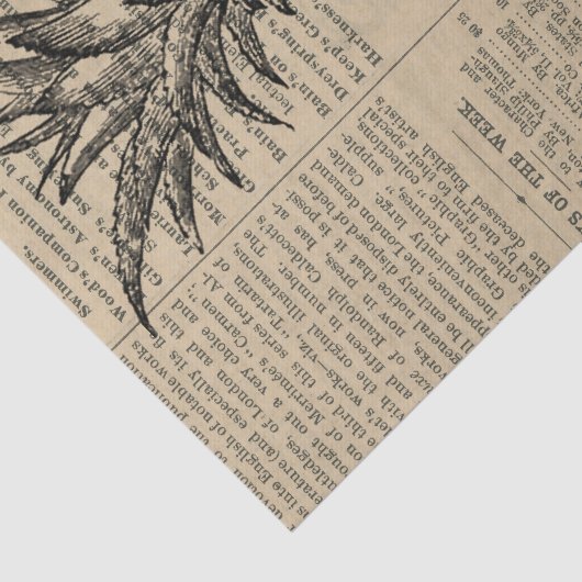  krant Pineapple Tissuepapier (Detail)