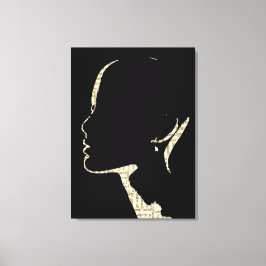 Krant Print Mode Silhouette Art