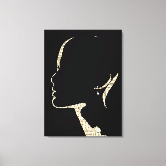 Krant Print Mode Silhouette Art (Voorkant)