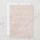  krant Quinceañera Silver White Kaart (Achterkant)