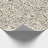  krant Retro Gifts  Cadeaupapier (Hoek)